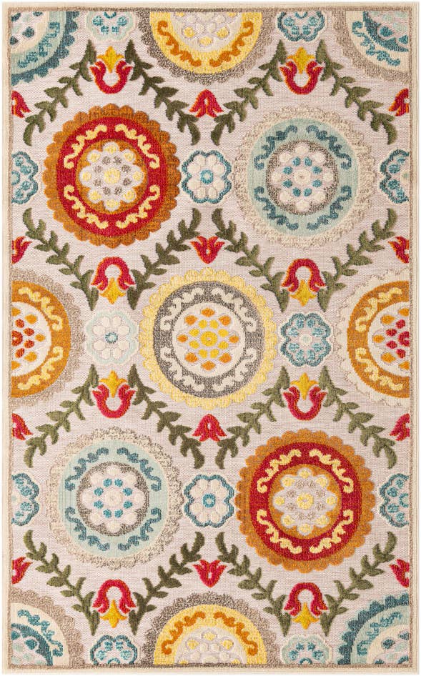 Detail image of 5' 3 x 8' Easy-Clean Casablanca Indoor / Outdoor Rug