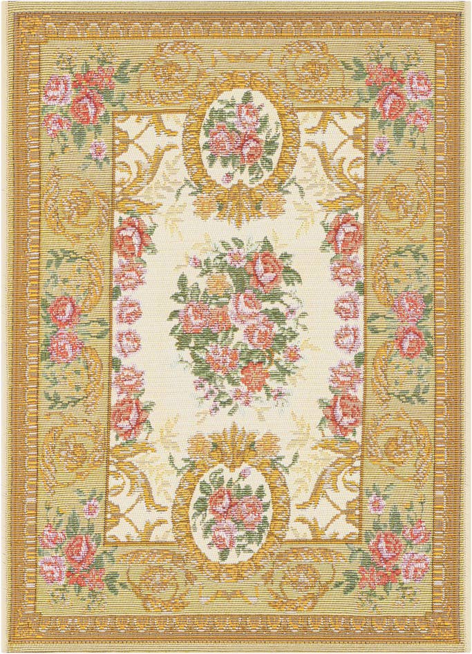 Detail image of 2' x 3' Easy-Clean Traditional Indoor / Outdoor Rug