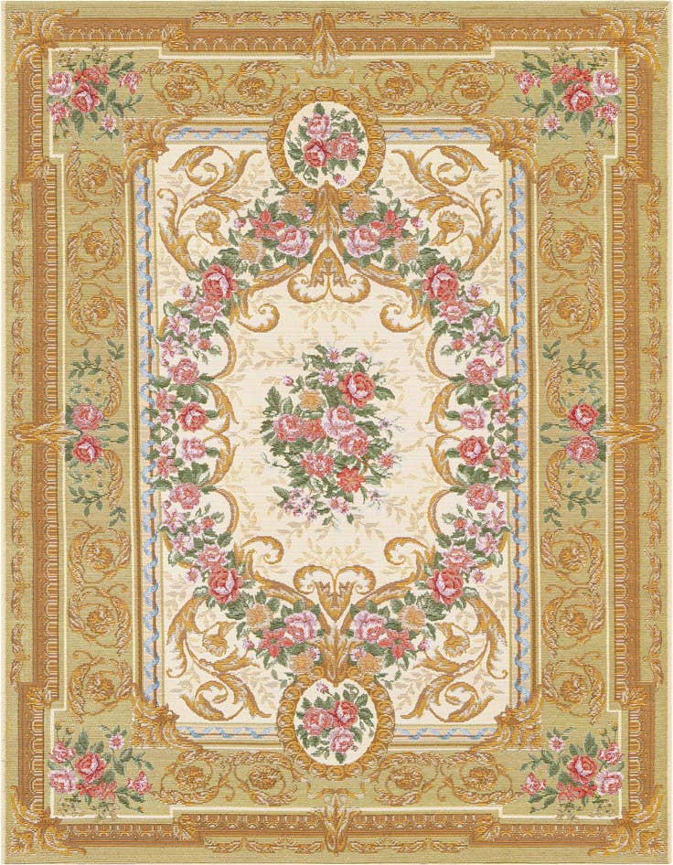 Detail image of 4' x 6' Easy-Clean Traditional Indoor / Outdoor Rug