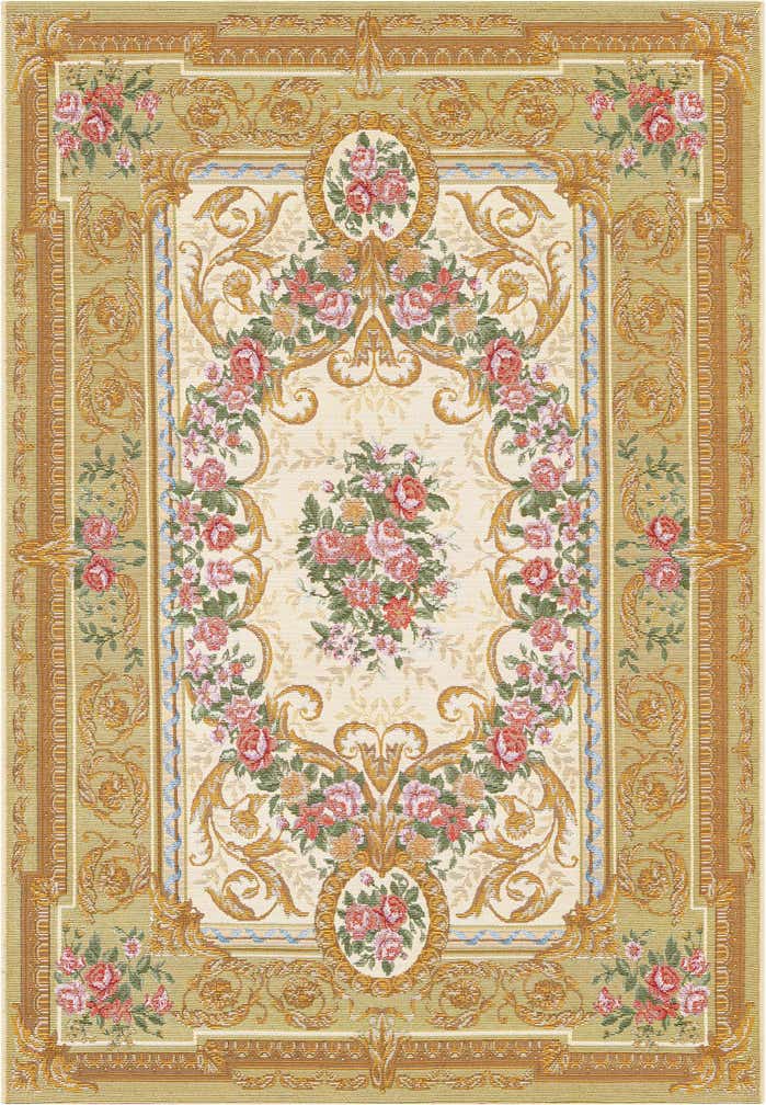 4' x 6' Easy-Clean Traditional Indoor / Outdoor Rug