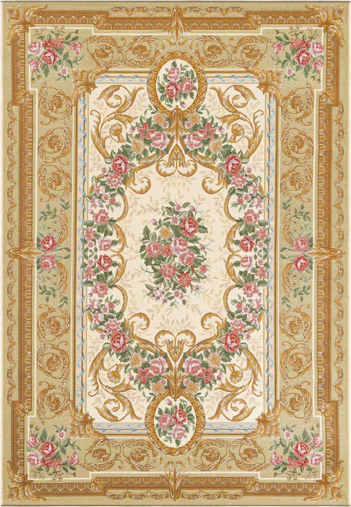 5' x 8' Easy-Clean Traditional Indoor / Outdoor Rug