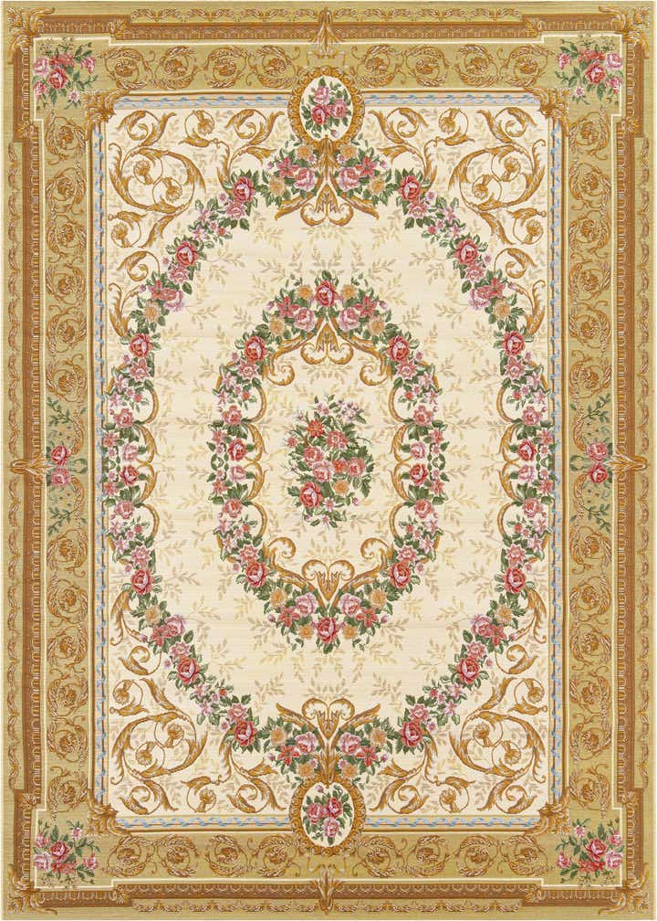 7' 10 x 10' Easy-Clean Traditional Indoor / Outdoor Rug
