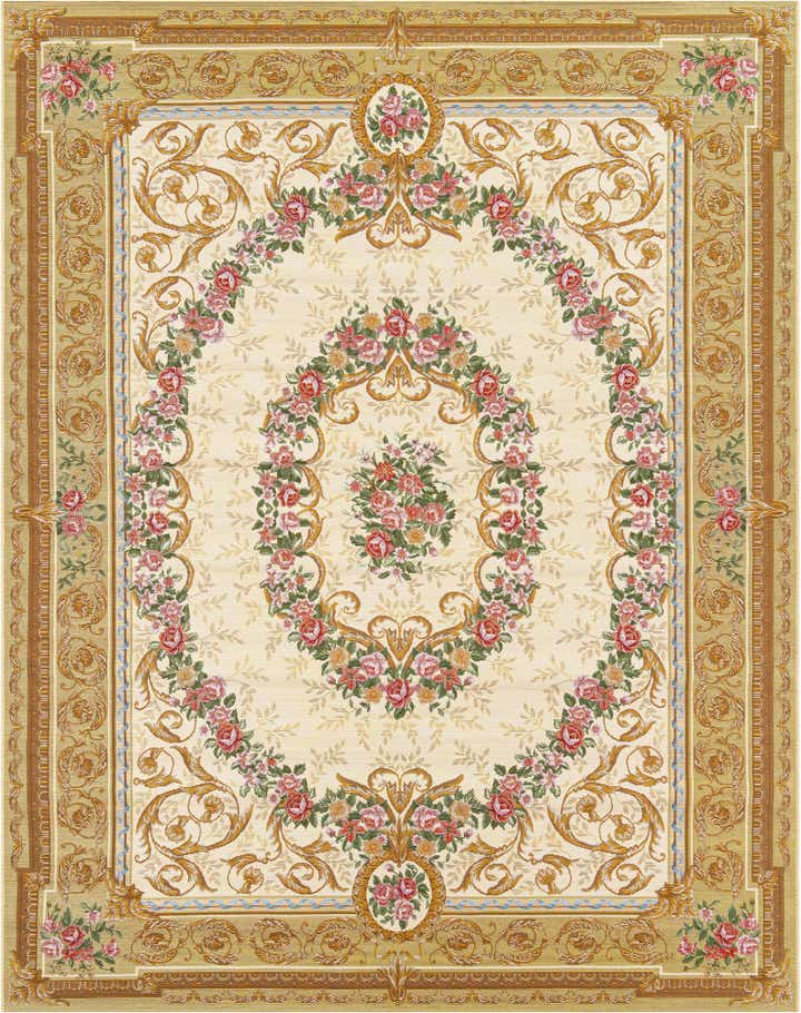 7' 10 x 10' Easy-Clean Traditional Indoor / Outdoor Rug