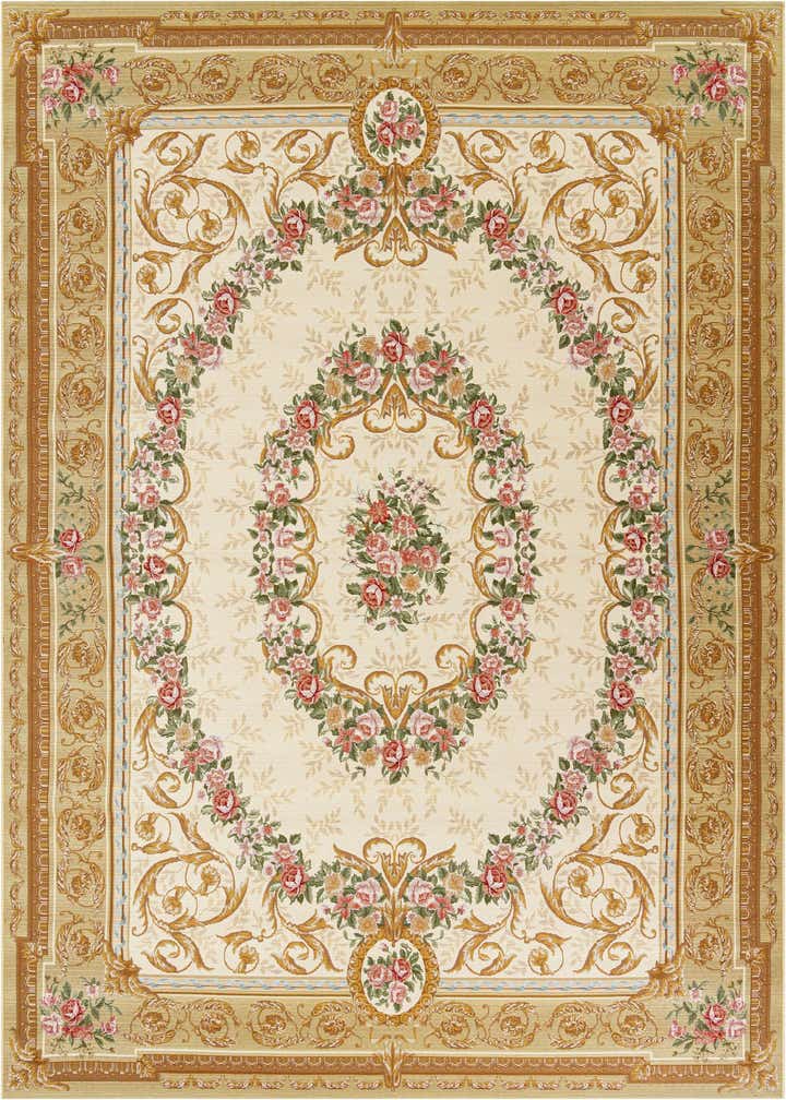 9' x 12' Easy-Clean Traditional Indoor / Outdoor Rug