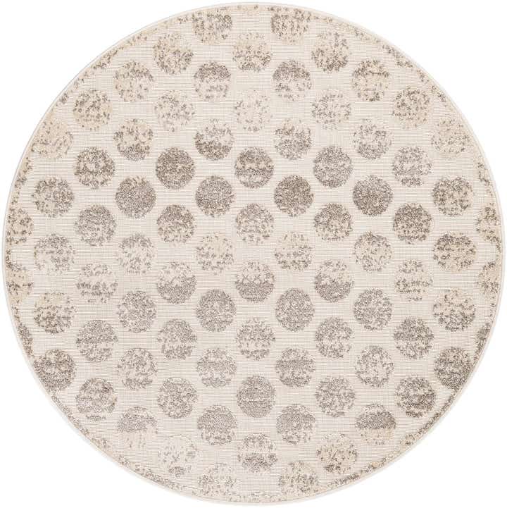 5' x 5' Easy-Clean Sabrina Soto Indoor / Outdoor Round Rug