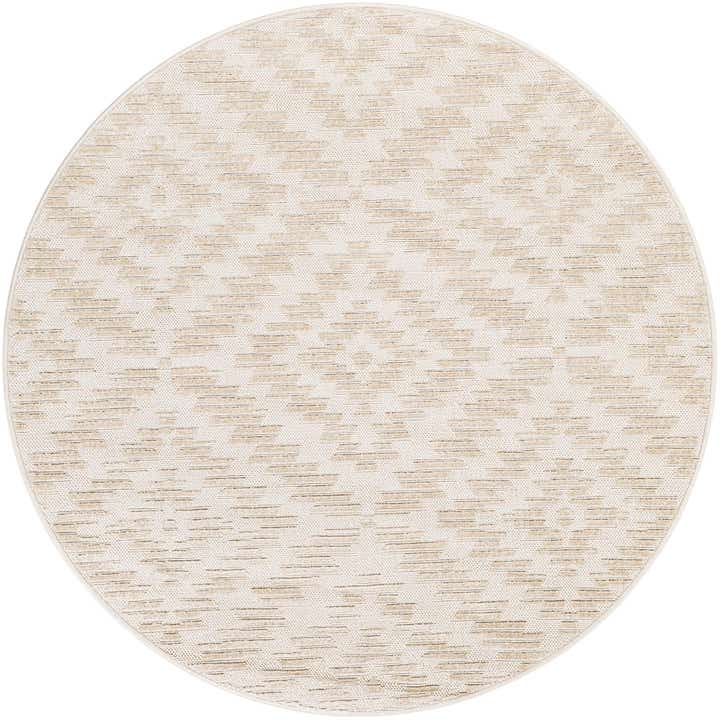 5' x 5' Easy-Clean Sabrina Soto Indoor / Outdoor Round Rug