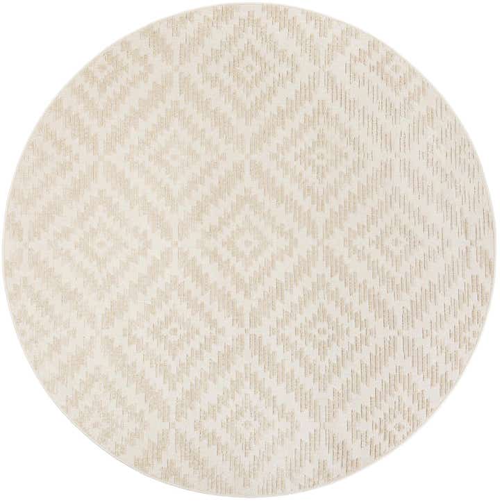 7' 10 x 7' 10 Easy-Clean Sabrina Soto Indoor / Outdoor Round Rug