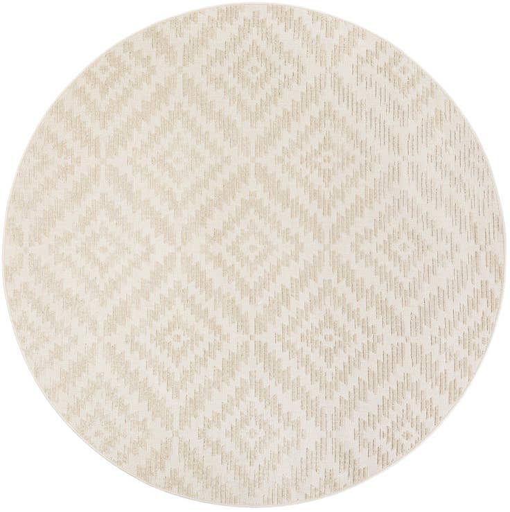 Detail image of 7' 10 x 7' 10 Easy-Clean Sabrina Soto Indoor / Outdoor Round Rug