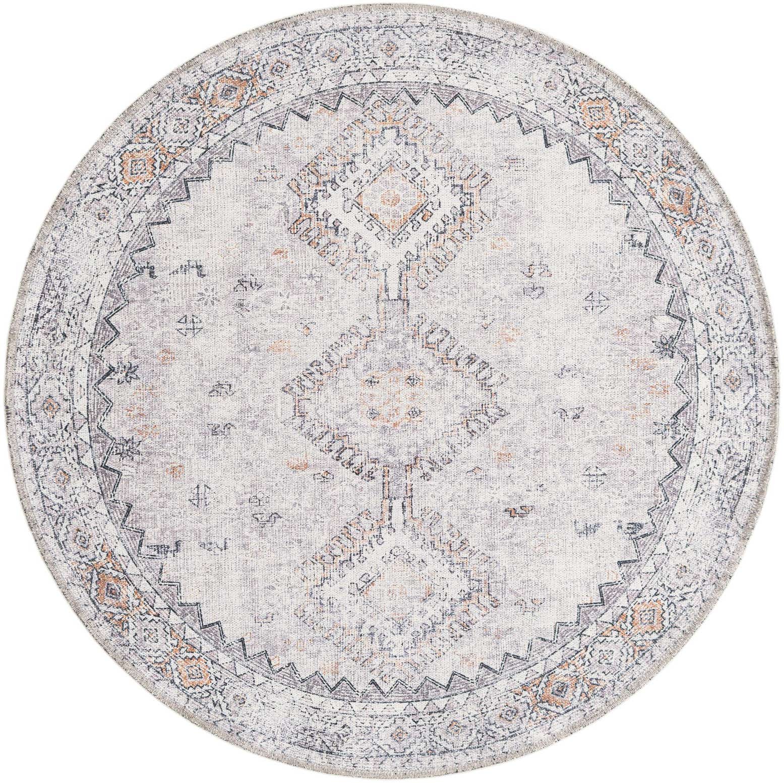4' x 4' Yara Round Rug