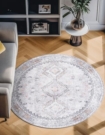 4' x 4' Yara Round Rug