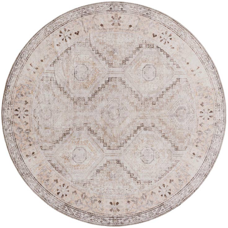 Detail image of 7' 10 x 7' 10 Yara Round Rug