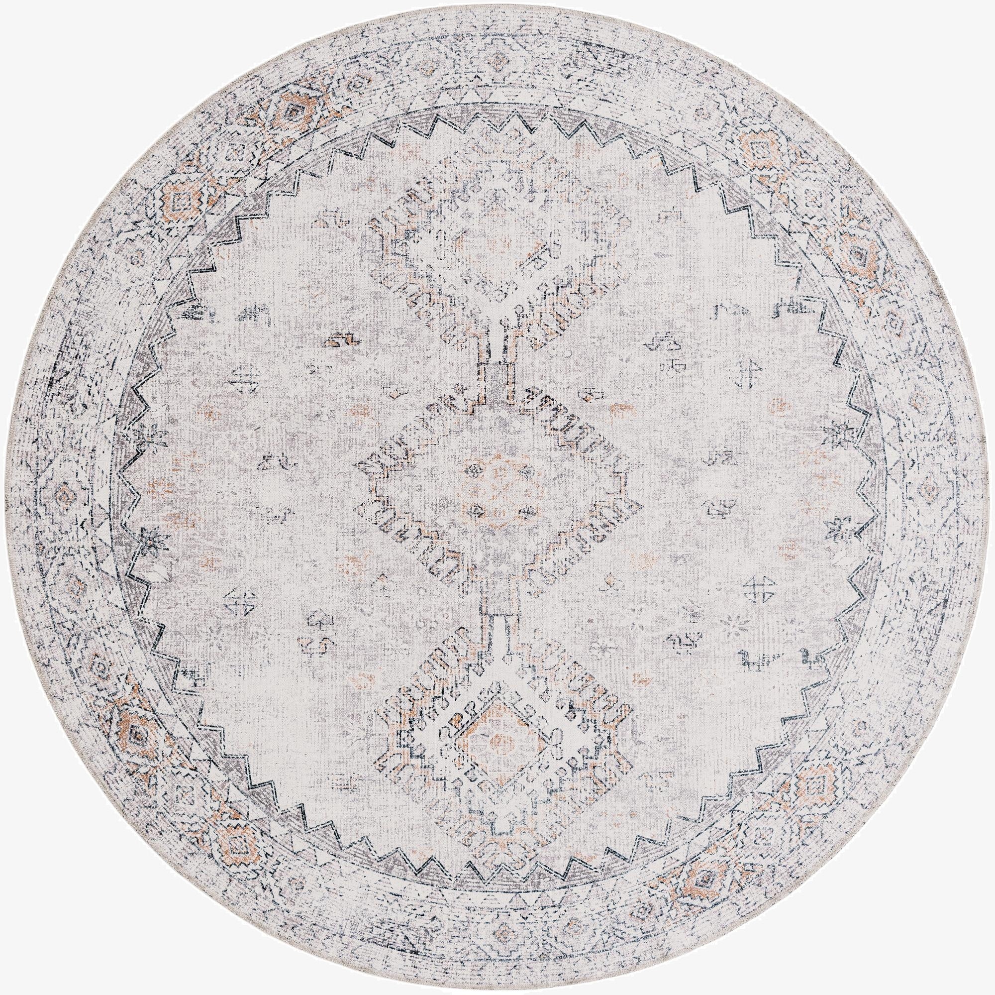 7' 10 x 7' 10 Yara Round Rug