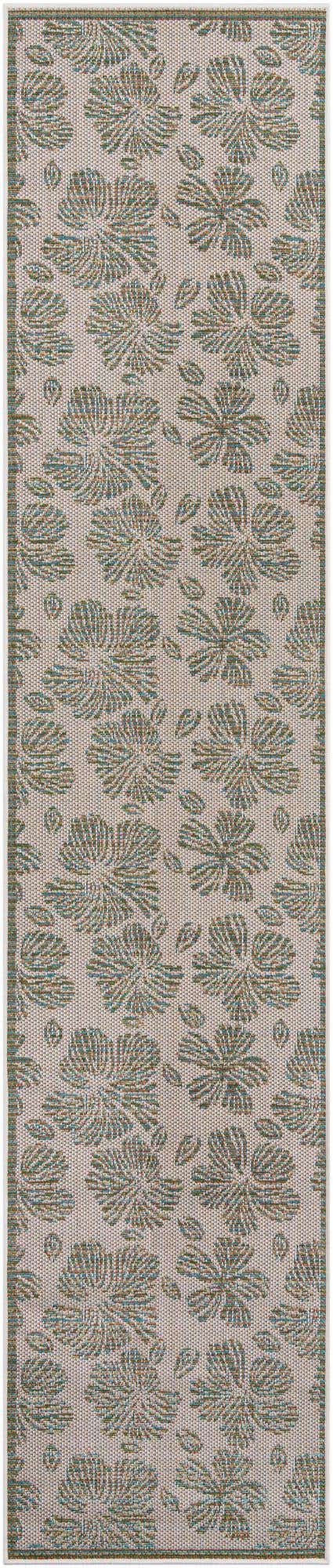2' 7 x 12' Easy-Clean Baja Indoor / Outdoor Runner Rug