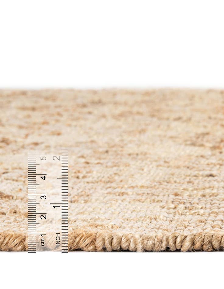 Detail image of 2' x 6' 1  Hand Woven Kala Handwoven Jute Runner Rug