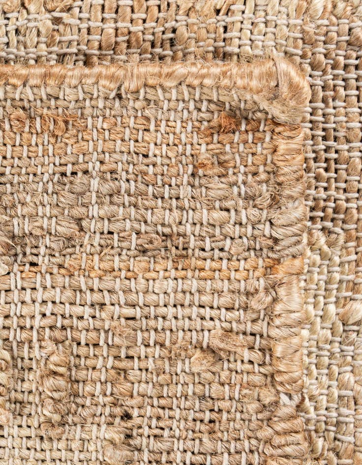 Detail image of 2' x 6' 1  Hand Woven Kala Handwoven Jute Runner Rug