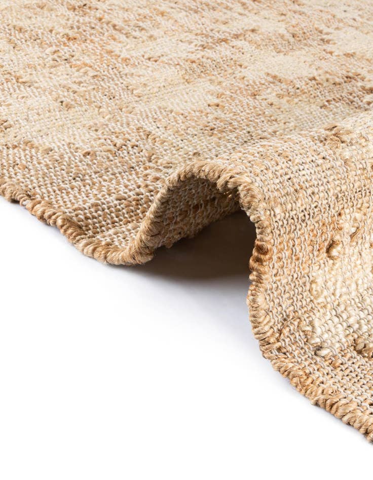 Detail image of 2' x 6' 1  Hand Woven Kala Handwoven Jute Runner Rug