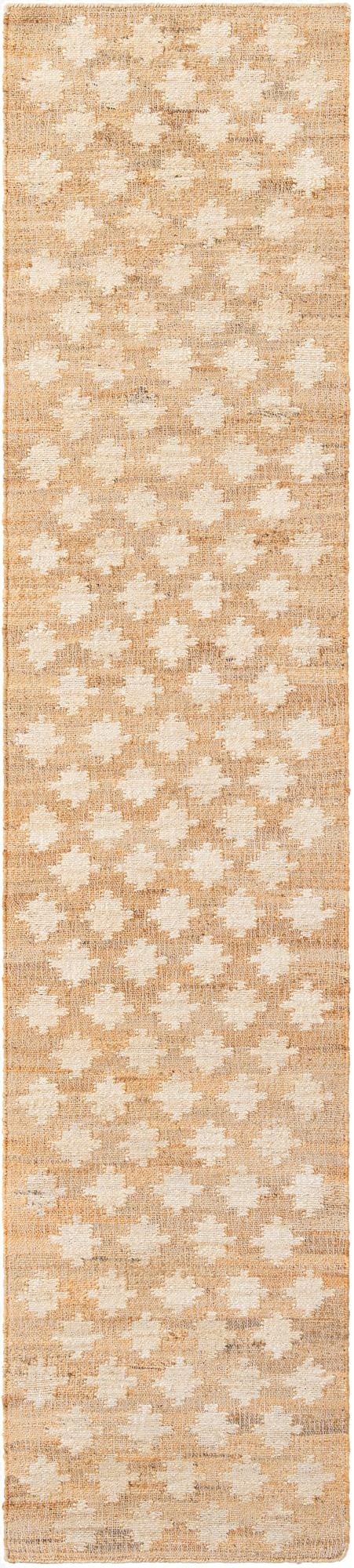 Primary image  2' 7 x 12'  Hand Woven Kala Handwoven Jute Runner Rug