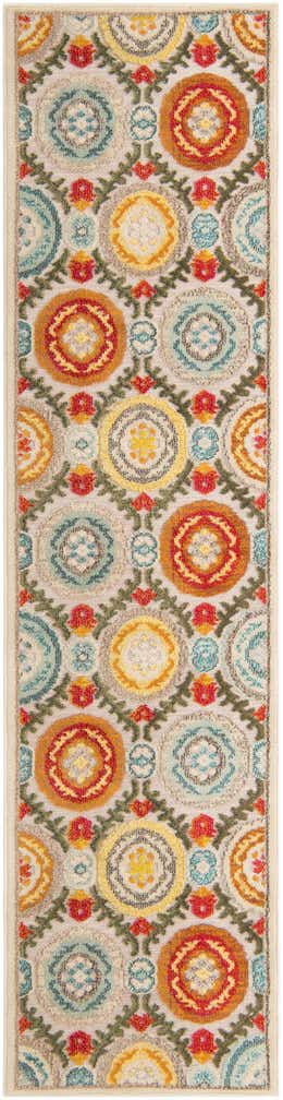 2' 7 x 10' Easy-Clean Casablanca Indoor / Outdoor Runner Rug