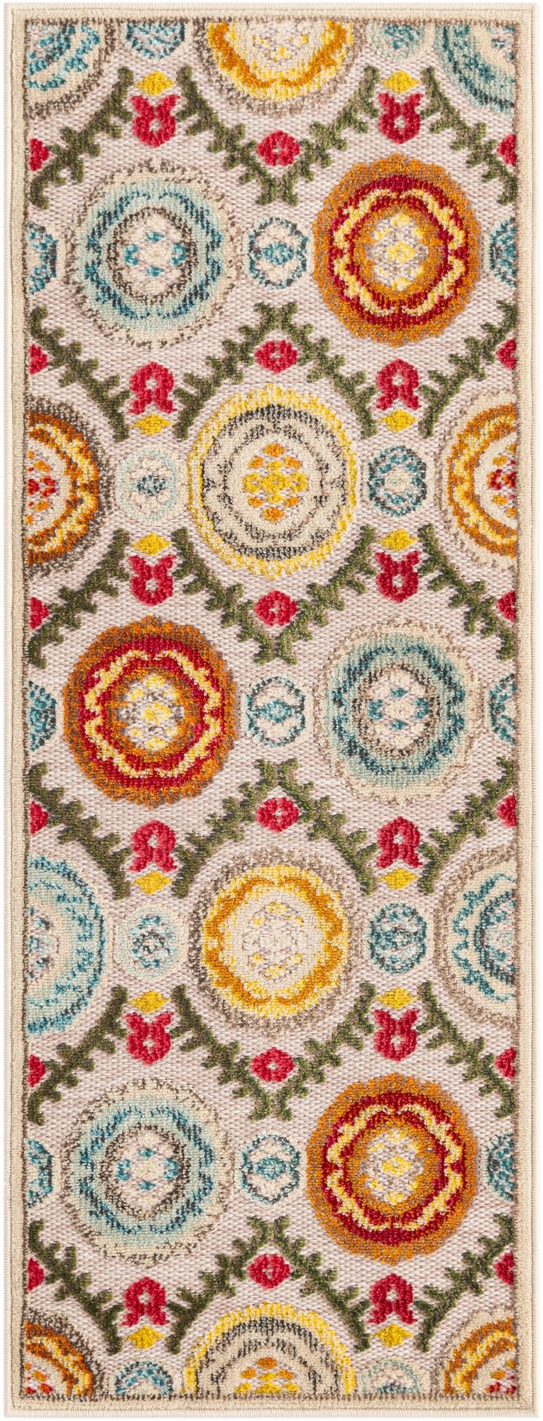 2' x 5' Easy-Clean Casablanca Indoor / Outdoor Runner Rug