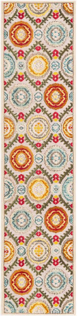 2' x 8' Easy-Clean Casablanca Indoor / Outdoor Runner Rug