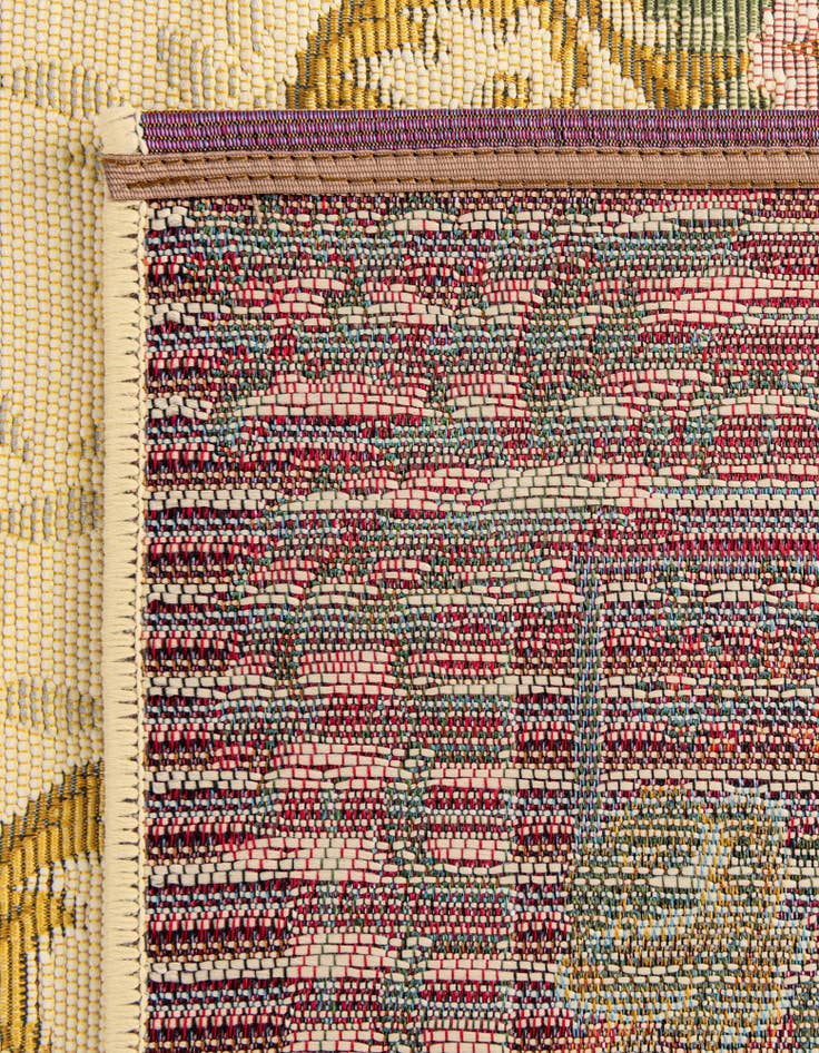 Detail image of 2' x 5'  Washable Traditional Indoor / Outdoor Runner Rug