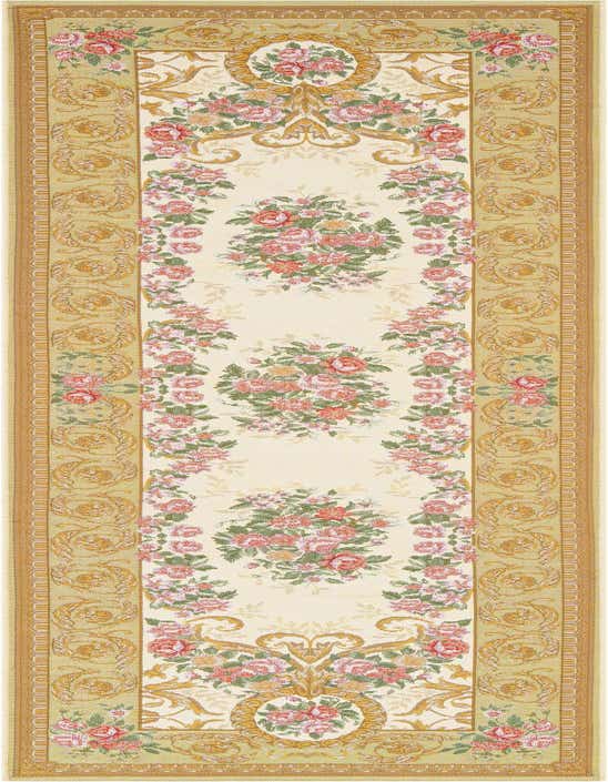 2' 7 x 10' Easy-Clean Traditional Indoor / Outdoor Runner Rug