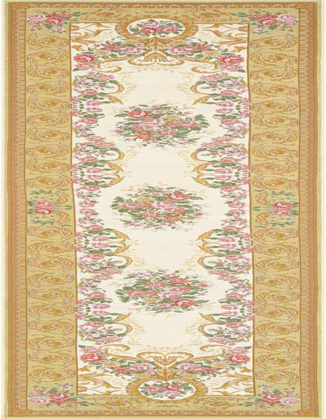 Detail image of 2' 7 x 12' Easy-Clean Traditional Indoor / Outdoor Runner Rug