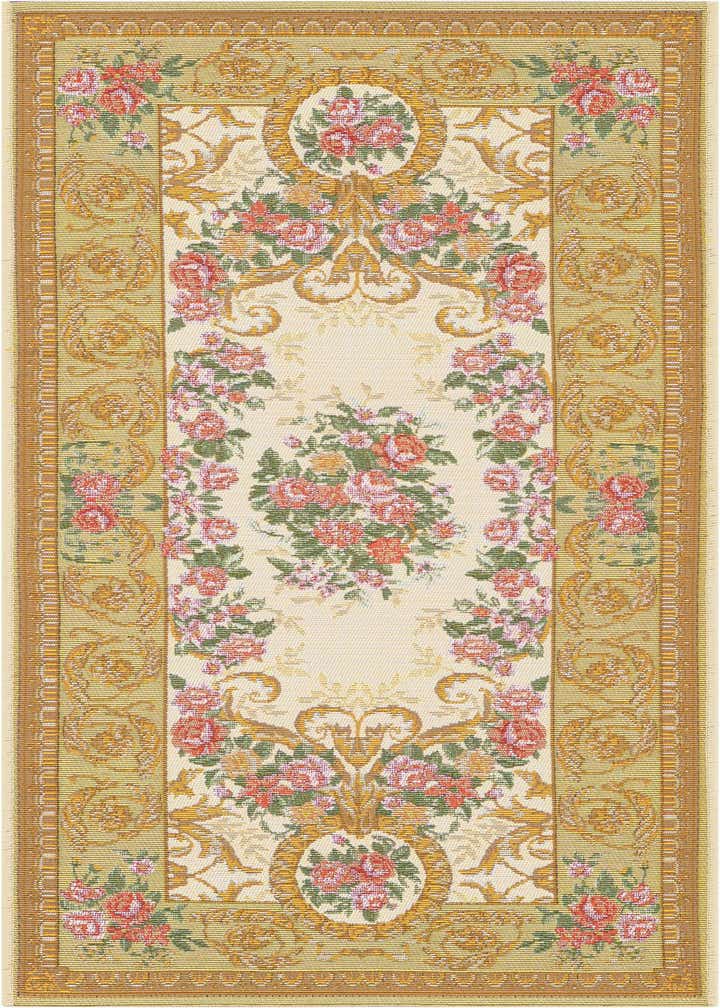 2' x 5' Easy-Clean Traditional Indoor / Outdoor Runner Rug