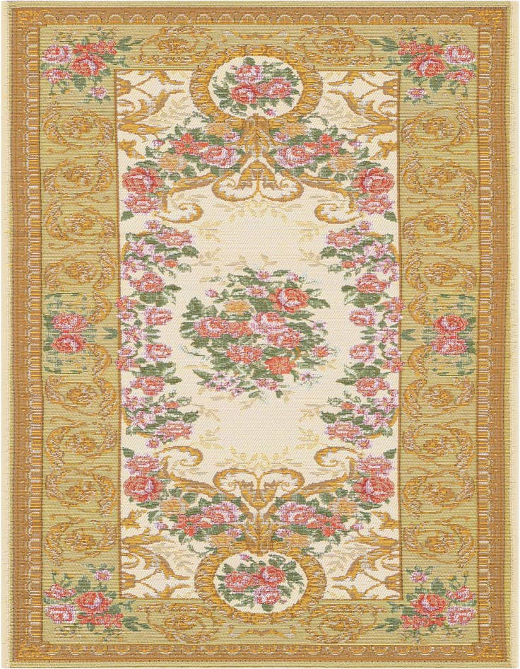Detail image of 2' x 5' Easy-Clean Traditional Indoor / Outdoor Runner Rug