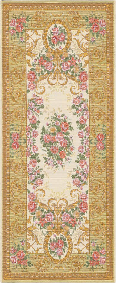 Detail image of 2' x 5' Easy-Clean Traditional Indoor / Outdoor Runner Rug