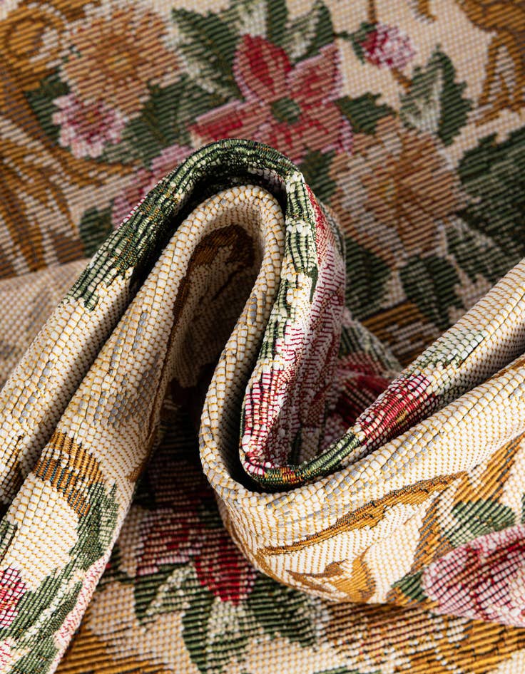 Detail image of 2' 7 x 12'  Washable Traditional Indoor / Outdoor Runner Rug