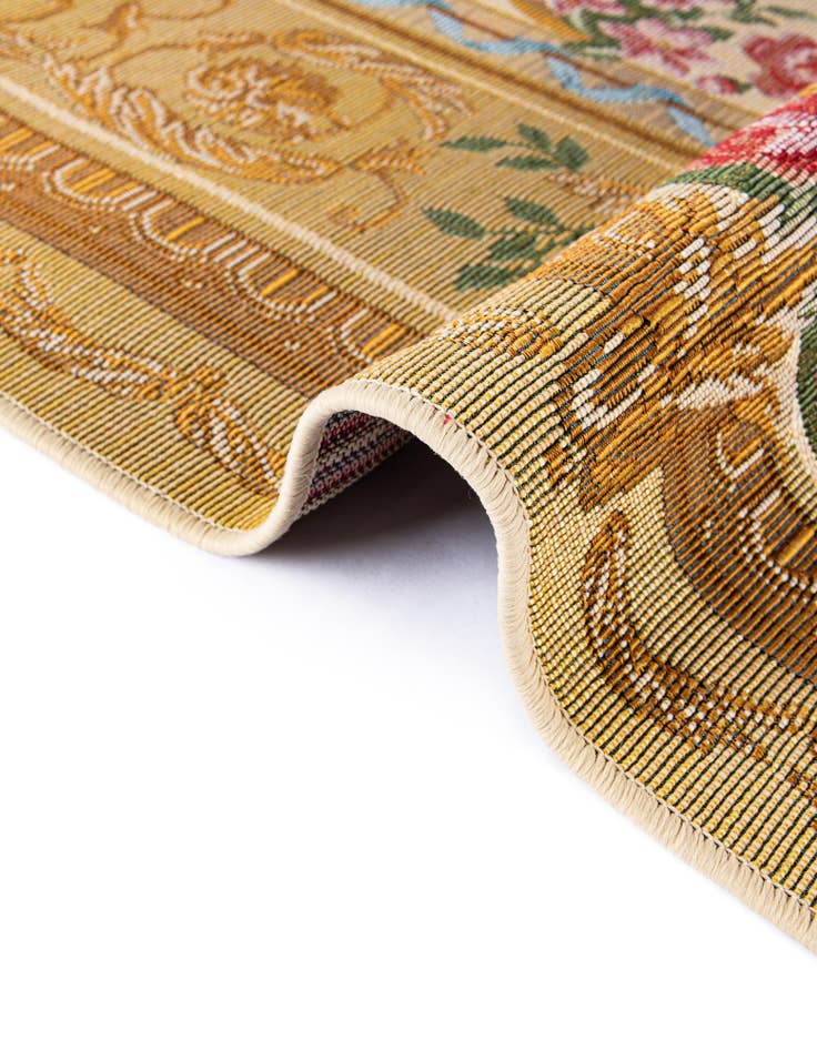 Detail image of 2' 7 x 12'  Washable Traditional Indoor / Outdoor Runner Rug