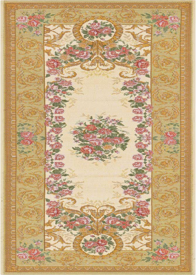 2' x 6' Easy-Clean Traditional Indoor / Outdoor Runner Rug
