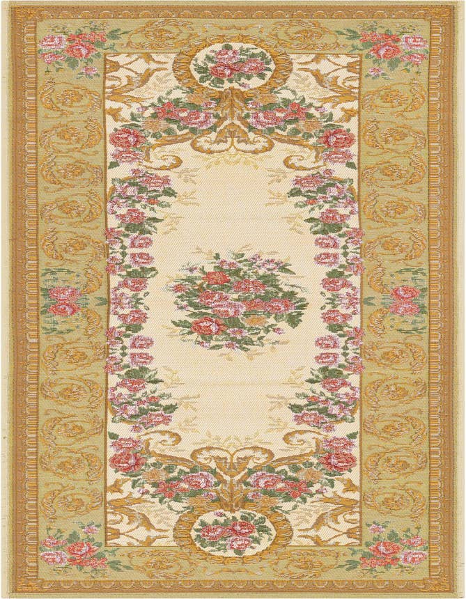 Detail image of 2' x 6' Easy-Clean Traditional Indoor / Outdoor Runner Rug