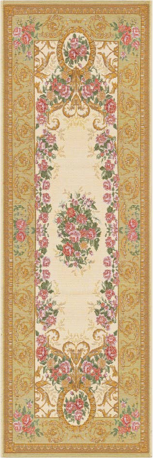 Detail image of 2' x 6' Easy-Clean Traditional Indoor / Outdoor Runner Rug