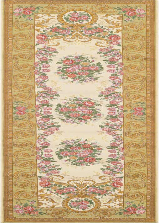 2' x 8' Easy-Clean Traditional Indoor / Outdoor Runner Rug