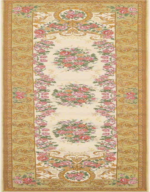 2' x 8' Easy-Clean Traditional Indoor / Outdoor Runner Rug