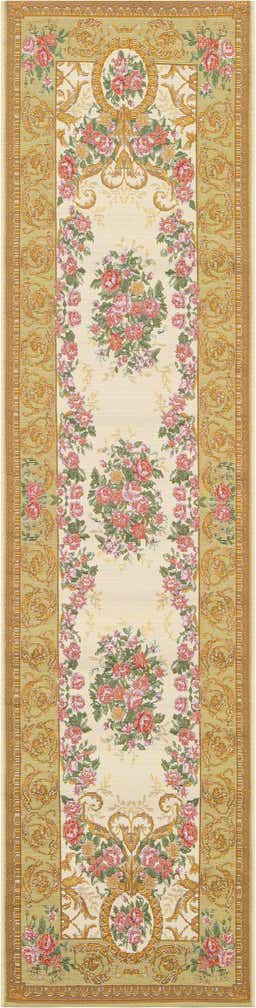 2' x 8' Easy-Clean Traditional Indoor / Outdoor Runner Rug