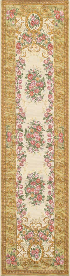 Detail image of 2' x 8' Easy-Clean Traditional Indoor / Outdoor Runner Rug