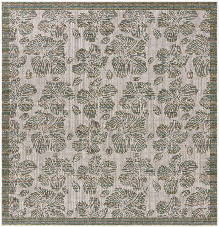 7' 10 x 7' 10 Easy-Clean Baja Indoor / Outdoor Square Rug