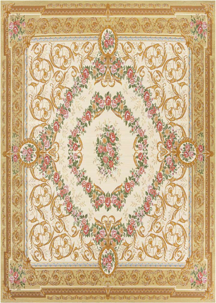 10' x 10' Easy-Clean Traditional Indoor / Outdoor Square Rug