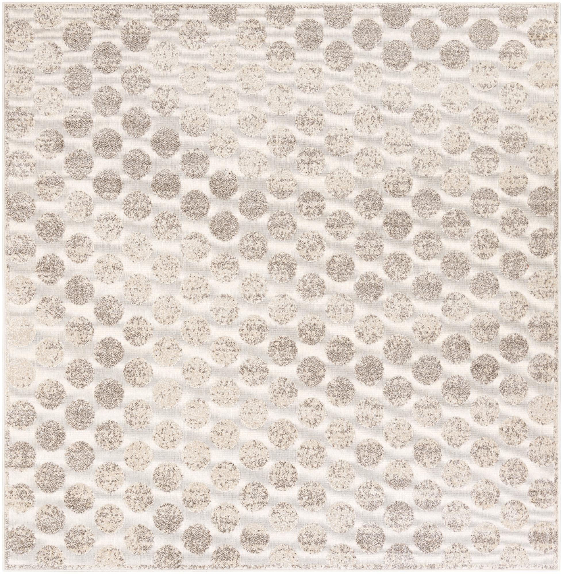 7' 10 x 7' 10 Easy-Clean Sabrina Soto Indoor / Outdoor Square Rug