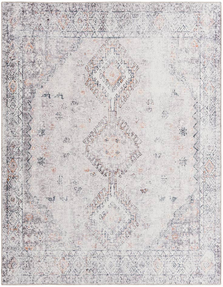 Detail image of 7' 10 x 7' 10 Washable Yara Square Rug
