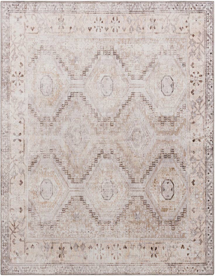 Detail image of 7' 10 x 7' 10 Washable Yara Square Rug