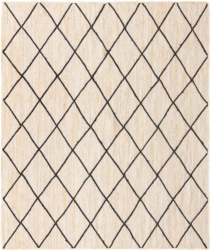 8' x 10' Handmade Braided Jute Rug