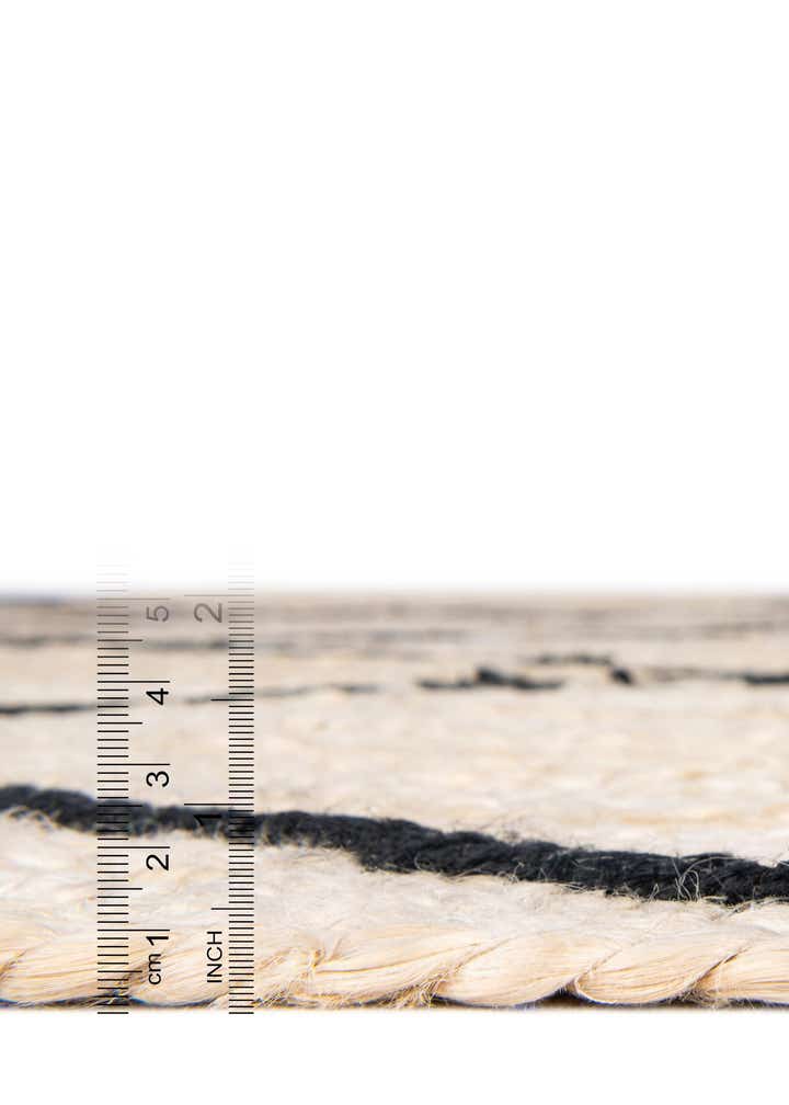 3' 3 x 5' 1 Handmade Braided Jute Rug