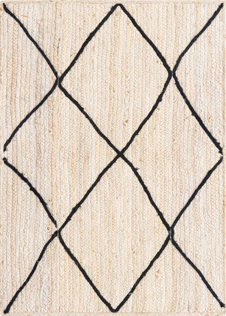 3' 3 x 5' 1 Handmade Braided Jute Rug