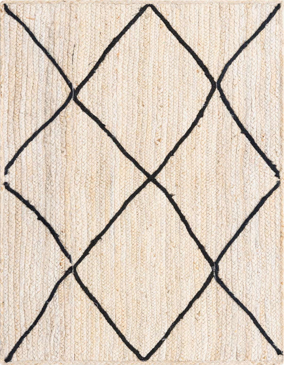 3' 3 x 5' 1 Handmade Braided Jute Rug