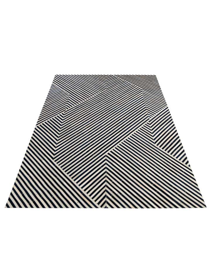 7' 11 x 10' 11 Cowhide - Patchwork Rug