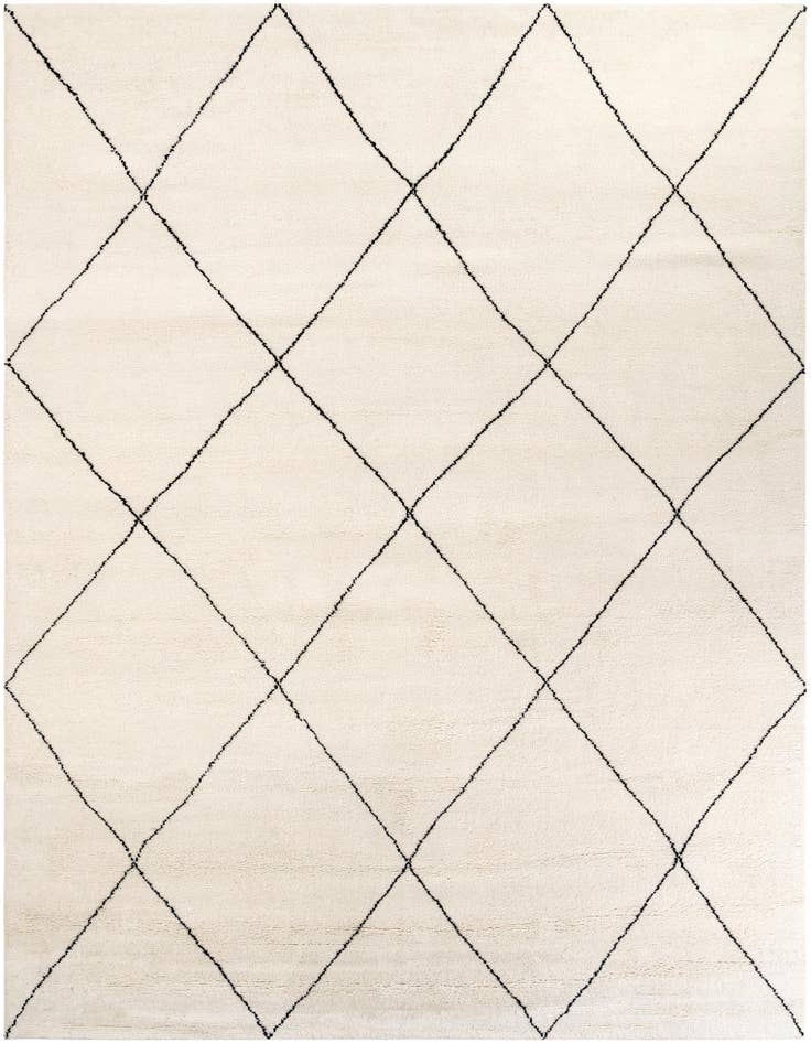 Detail image of 10' x 14' 1 Hand Knotted Safiya Moroccan Wool Rug